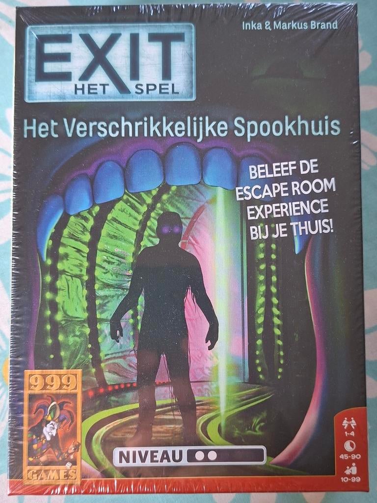 EXIT Het Spel: Het Verschrikkelijke Spookhuis (Nieuw), Een of twee spelers, Ophalen, Nieuw, 999 Games