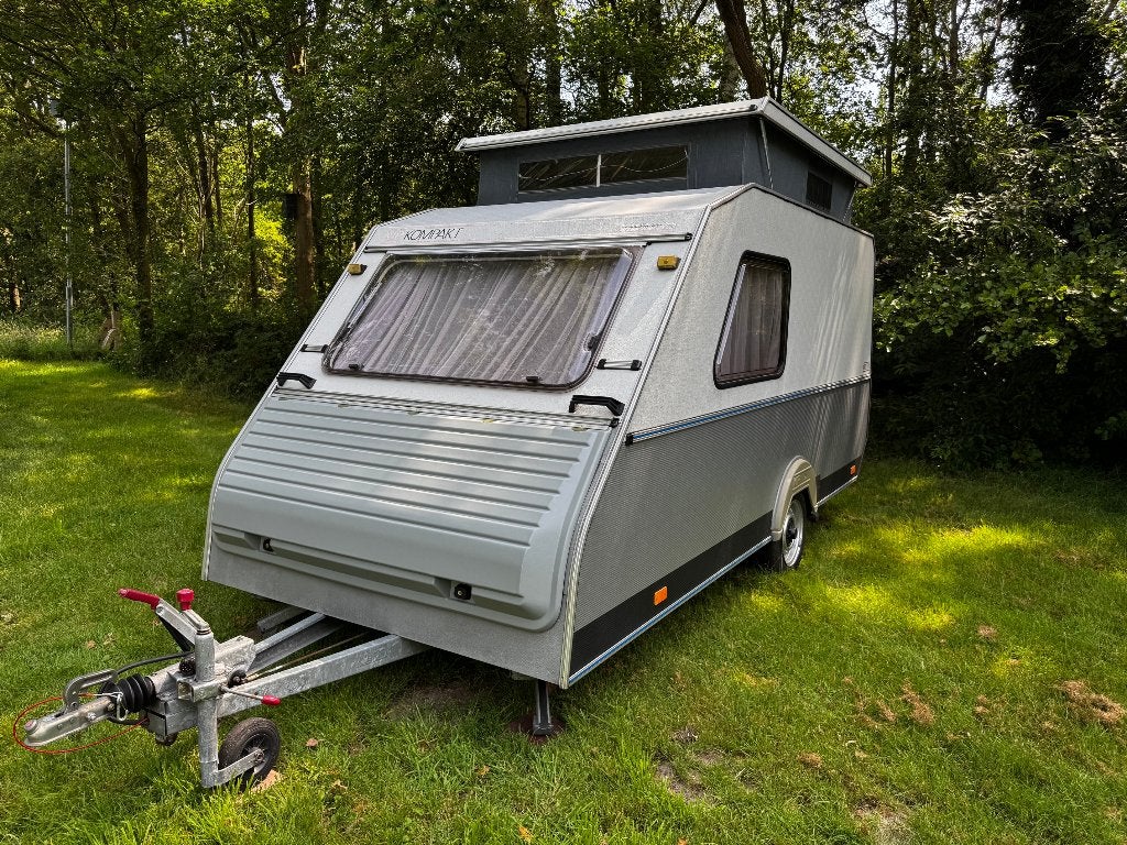 Originele KIP KK 37 EK caravan (1994) met hefdak, Caravans en Kamperen, Caravans, Standaardzit, Kip, Luifel, Tot en met 3