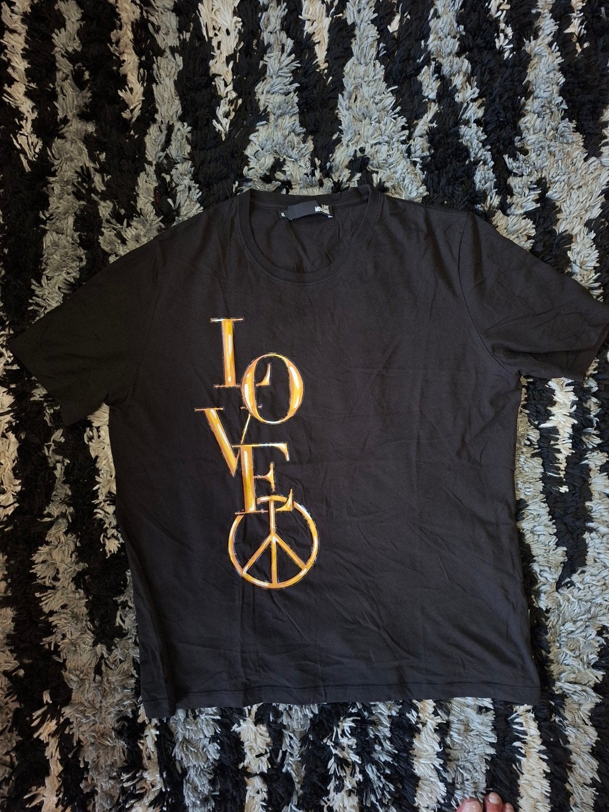 Love Moschino T-shirt XL, Zwart, Maat 56/58 (XL), Ophalen of Verzenden, Zo goed als nieuw