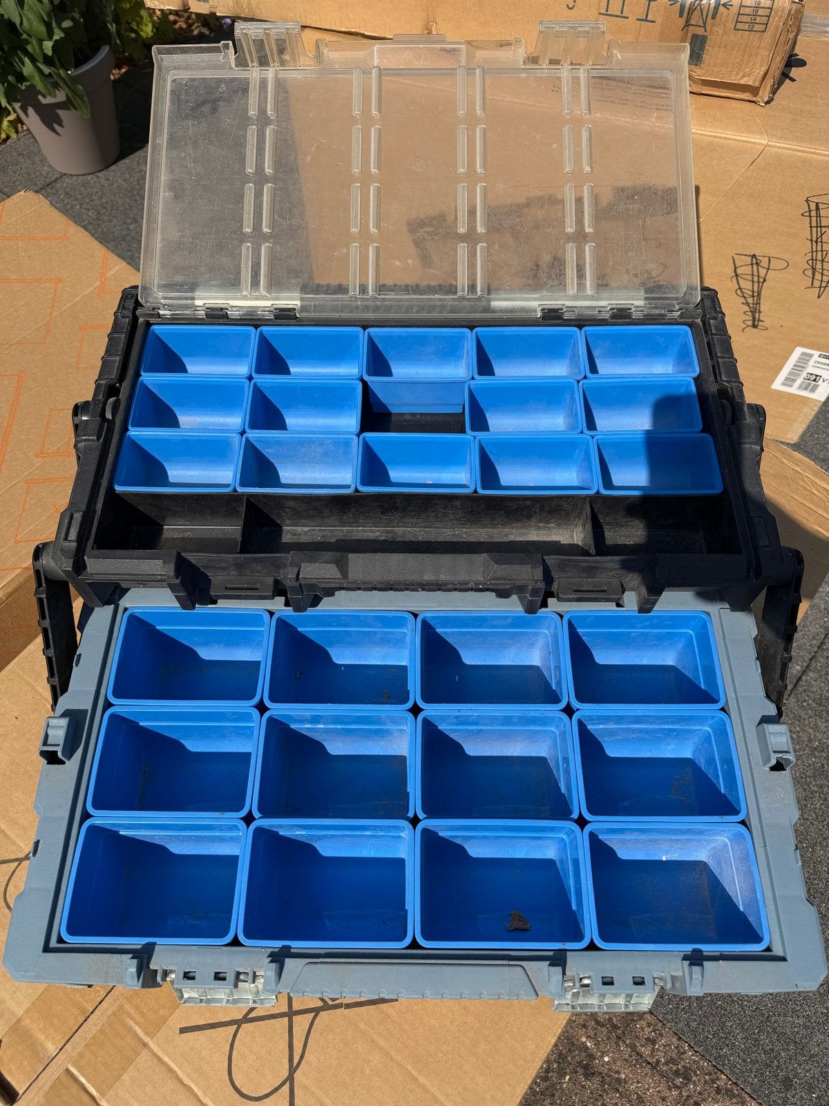 Küpper sorteerkoffer - Handige opbergbox met vakjes, Ophalen, Gebruikt