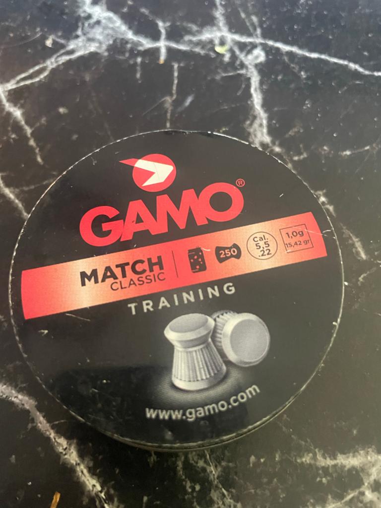 Gamo Match Classic Training Kogeltjes Cal. 5,5 (.22), Sport en Fitness, Schietsport-accessoires, Ophalen of Verzenden, Zo goed als nieuw
