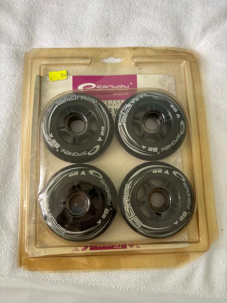 Set van 4 Spokey Inline Skate Wielen 80mm 82A, Ophalen of Verzenden, Nieuw, Wielen of Lagers, Overige merken