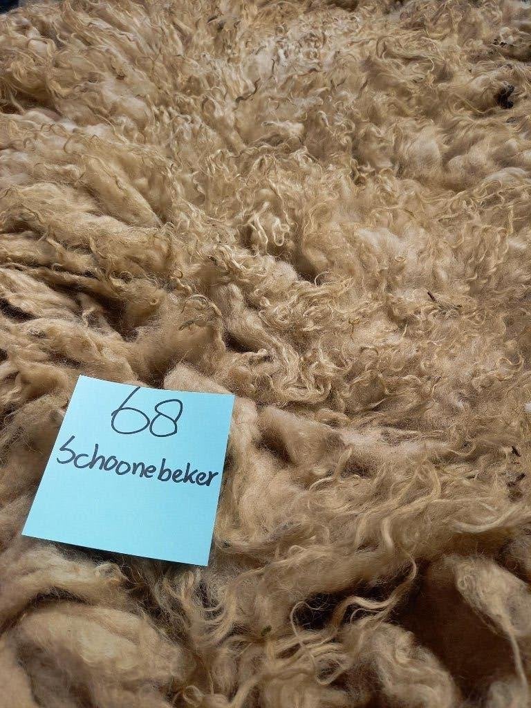 nr 68 Geschoren vacht van Schoonebeker heideschaap - wol, Ophalen of Verzenden, Nieuw