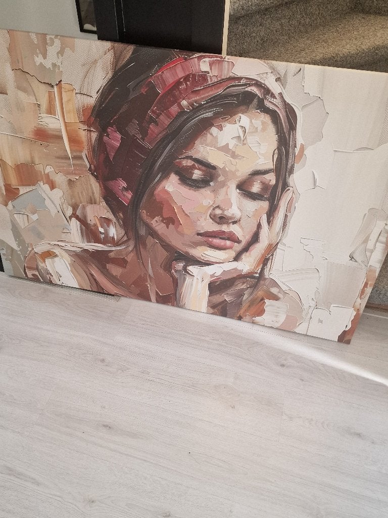 Canvas schilderij, Ophalen, 125 cm of meer, Zo goed als nieuw, Schilderij
