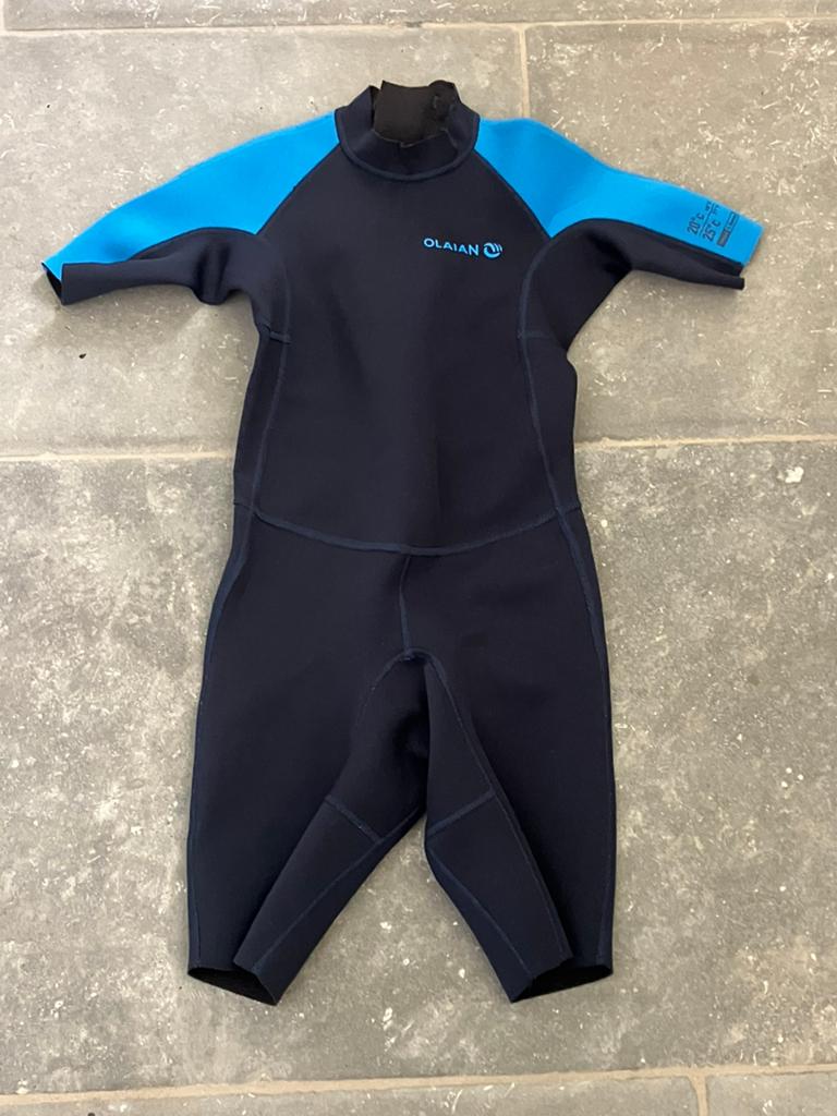 Wetsuit korte mouw kind 12 jr, Ophalen of Verzenden, Zo goed als nieuw, Kind, Wetsuit