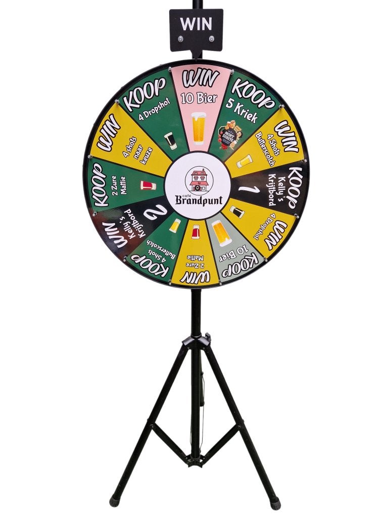 Te koop Maatwerk Draairad, Rad van fortuin, rad van Avontuur, Hobby en Vrije tijd, Feestartikelen | Verhuur, Nieuw, Carnaval, Ophalen of Verzenden