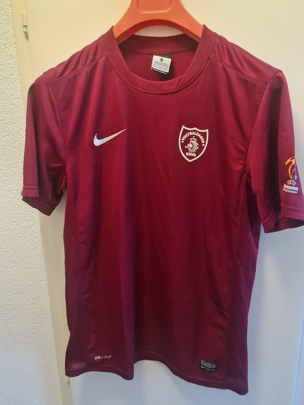 Nike KNVB Voetbaldagen UEFA Grassroots Shirt Maat M, Maat M, Ophalen of Verzenden, Zo goed als nieuw, Shirt