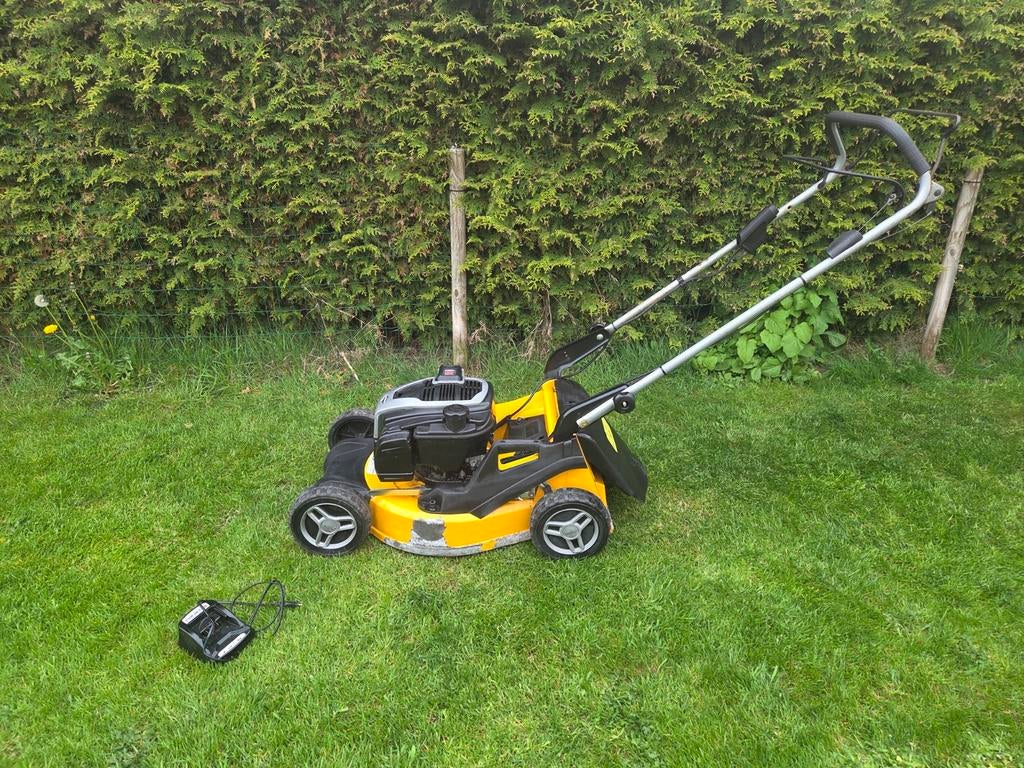 Stiga Mulch Grasmaaier met elektrische start en zelfrijdend, Tuin en Terras, Grasmaaiers, Ophalen, Cirkelmaaier, Gebruikt, Stiga multiclip