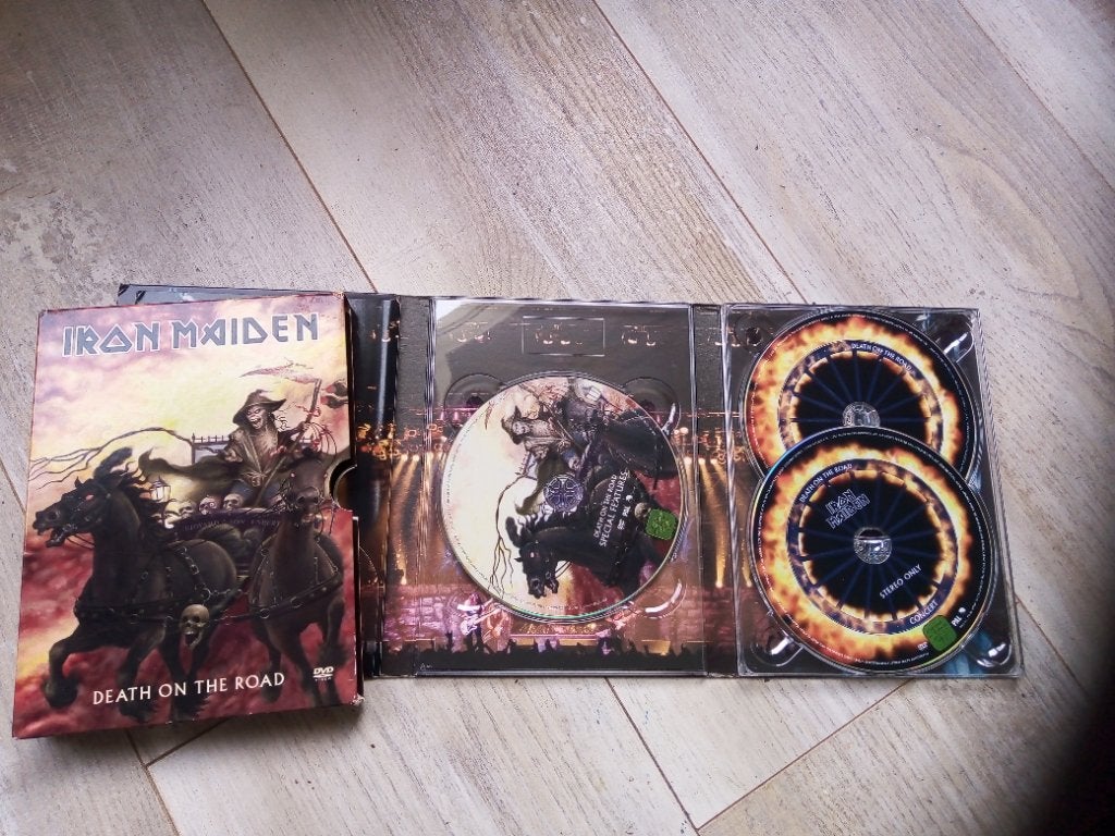 Iron Maiden ( 3 dvd ) laatste kans!!, Cd's en Dvd's, Vanaf 12 jaar, Ophalen of Verzenden, Zo goed als nieuw