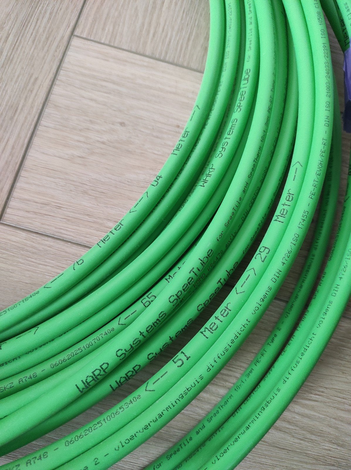WARP SpeeTube Vloerverwarmingsbuis 10mm rol 30 + 40 meter, Minder dan 30 cm, Overige typen, Nieuw, Minder dan 60 cm