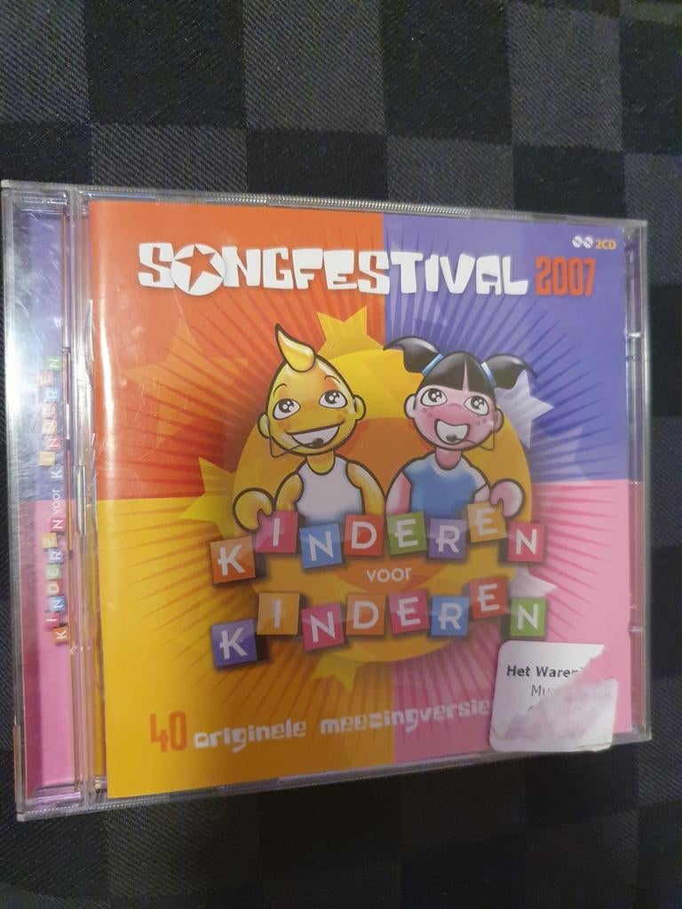 Kinderen voor kinderen songfestival 2007   2 cd, Verzenden, Gebruikt