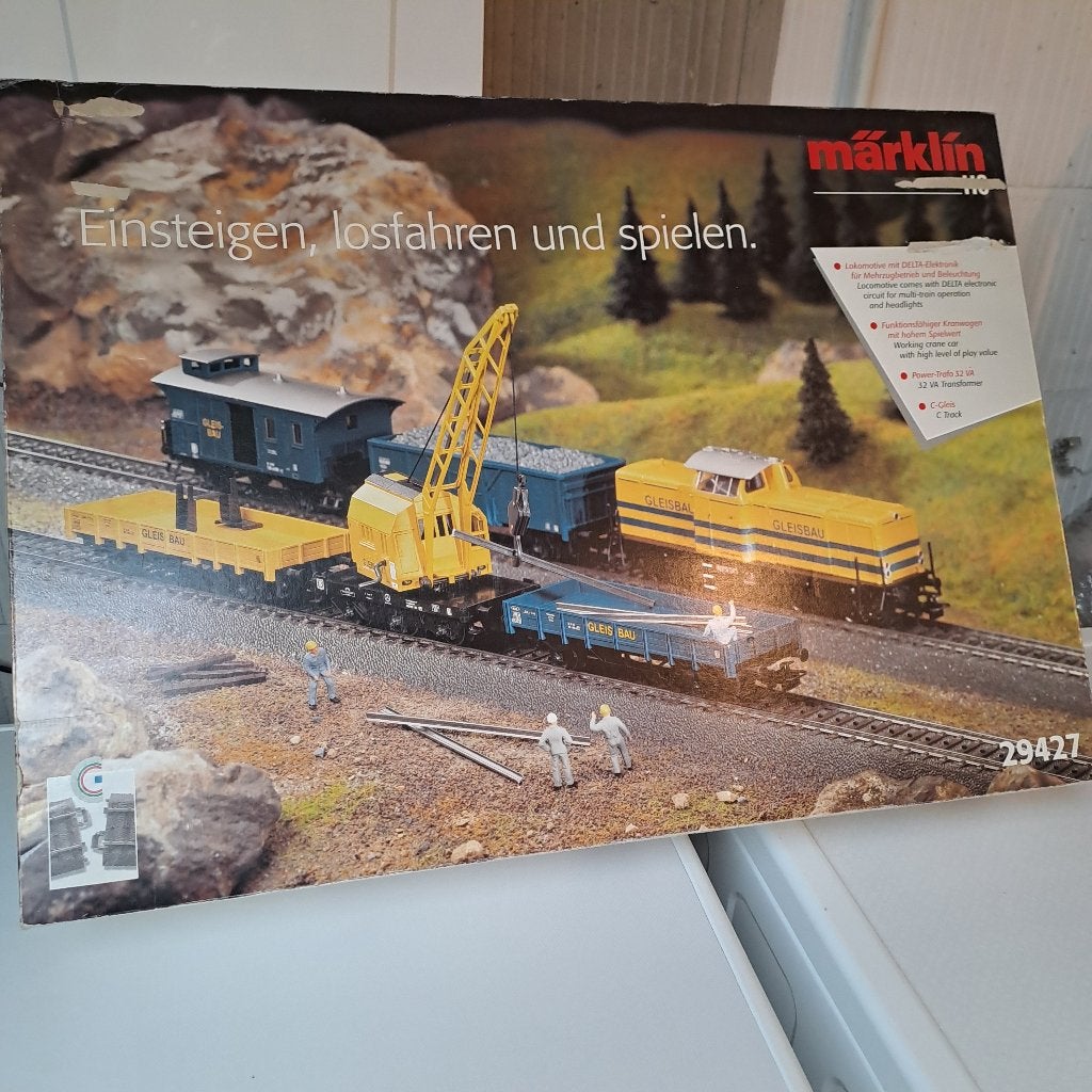 Marklin Gleisbau startset 29427 in nette staat, Wisselstroom, Treinset, Ophalen of Verzenden, Zo goed als nieuw