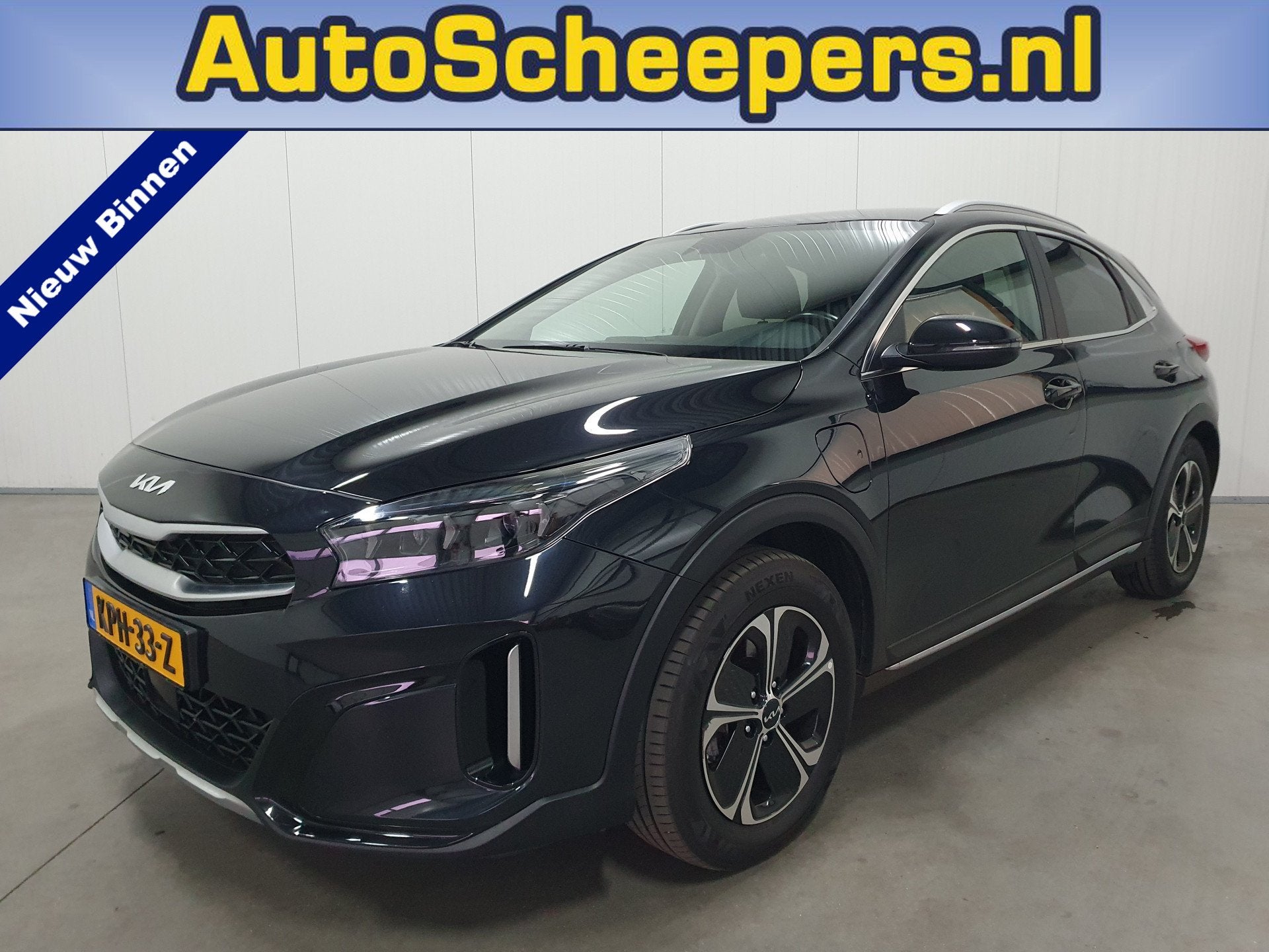 Kia Xceed 1.6 GDi PHEV ExecutiveLine NAVI/CAMERA/TRHAAK/LED/, Auto's, Kia, XCeed, Euro 6, Leder en Stof, Zwart
