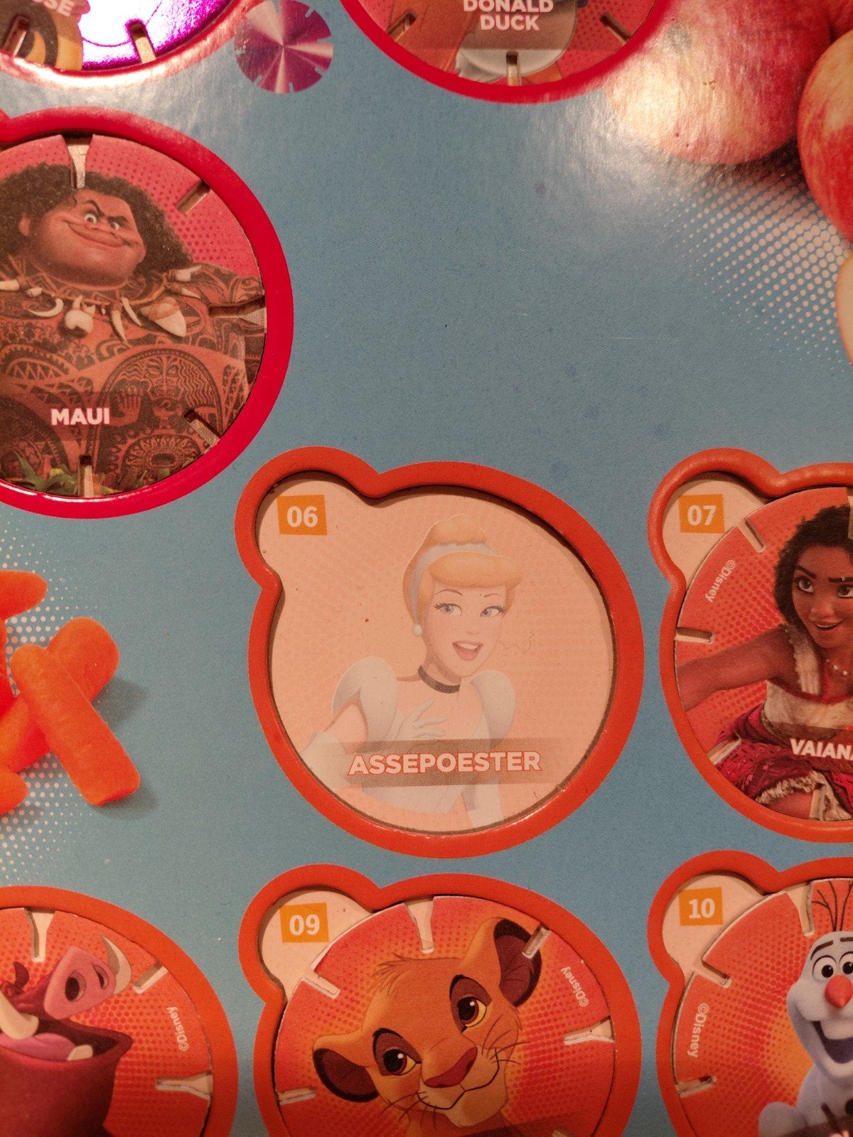 Diskeyz Disney Albert Heijn te koop of ruilen, Ophalen of Verzenden, Overige figuren, Zo goed als nieuw, Papier, Kaart of Schrift