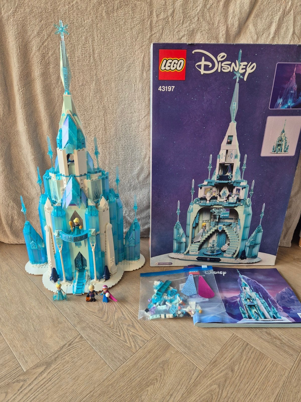 LEGO Disney Frozen IJskasteel van Elsa (43197), Ophalen of Verzenden, Zo goed als nieuw, Overige merken