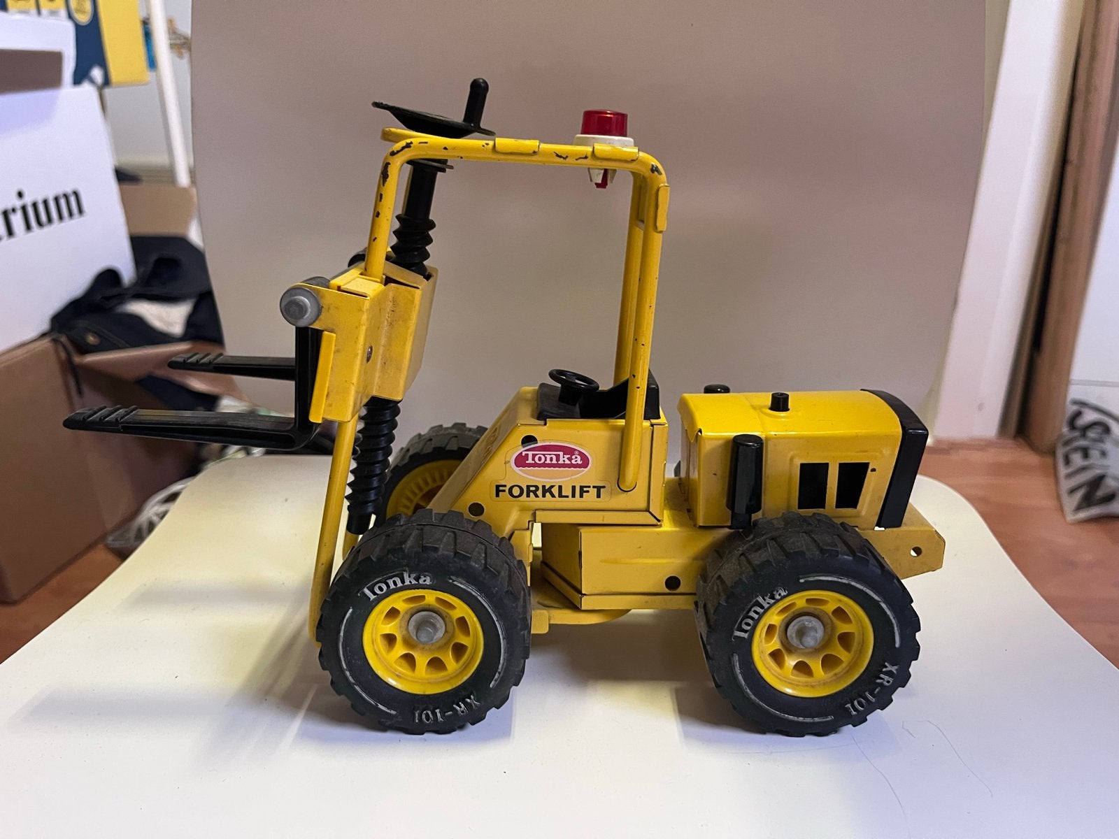 Vintage Tonka Forklift 52900 XR-101 - metalen heftruck, Ophalen of Verzenden, Gebruikt