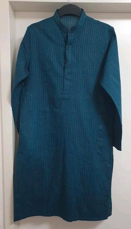 Blauwe Kurta Kamiz Indiase Pakistaanse Afghaanse Top XS, Ophalen of Verzenden, Zo goed als nieuw