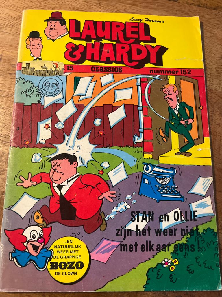 Laurel & Hardy Classics nummer 152 - Bozo de Clown, Eén stripboek, Ophalen of Verzenden, Gelezen