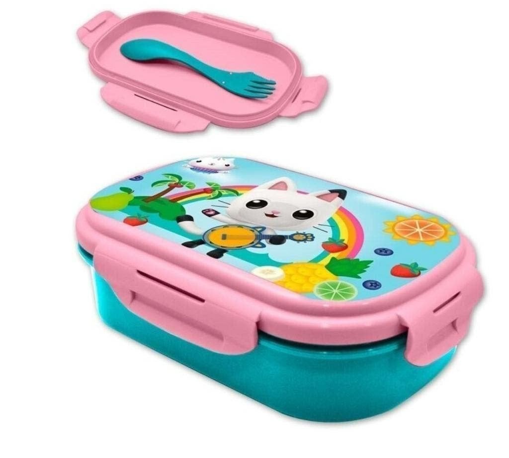 Gabby's Poppenhuis Broodtrommel met Bestek - Lunchbox, Ophalen of Verzenden, Nieuw