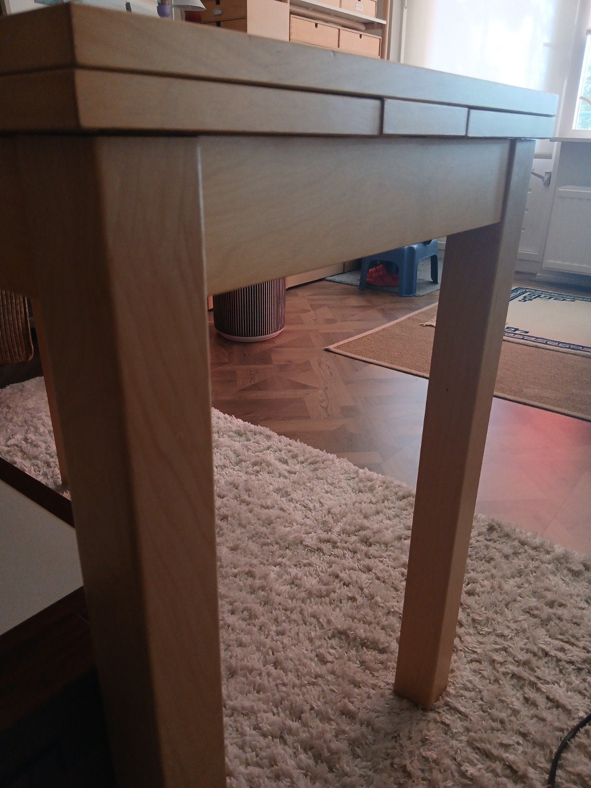 Uitschuifbare eettafel Ikea Bjursta 90 x 50 tot 89, Ophalen, Rechthoekig, 50 tot 100 cm