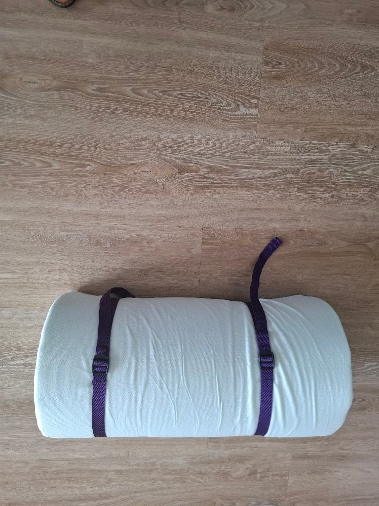 DUVALAY TOPPER COMPACT MET SPANBANDEN, Ophalen, Zo goed als nieuw
