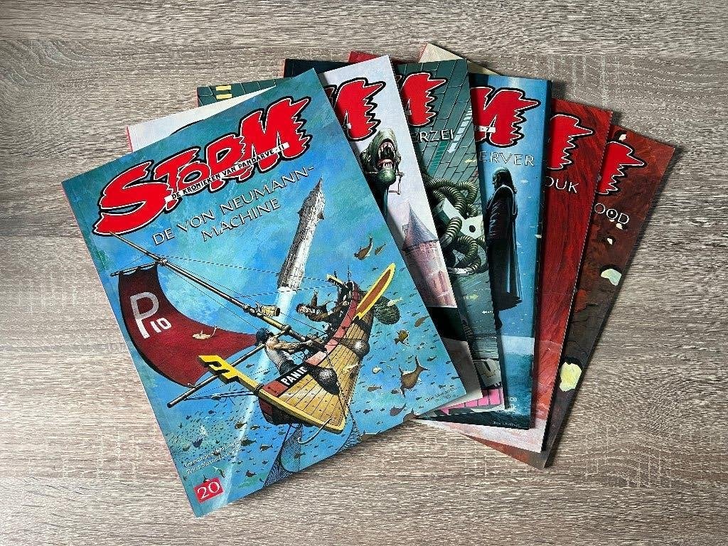 Storm stripboeken - De Kronieken van Pandarve (deel 19 & 20), Gelezen, Ophalen of Verzenden, Don Lawrence, Meerdere stripboeken