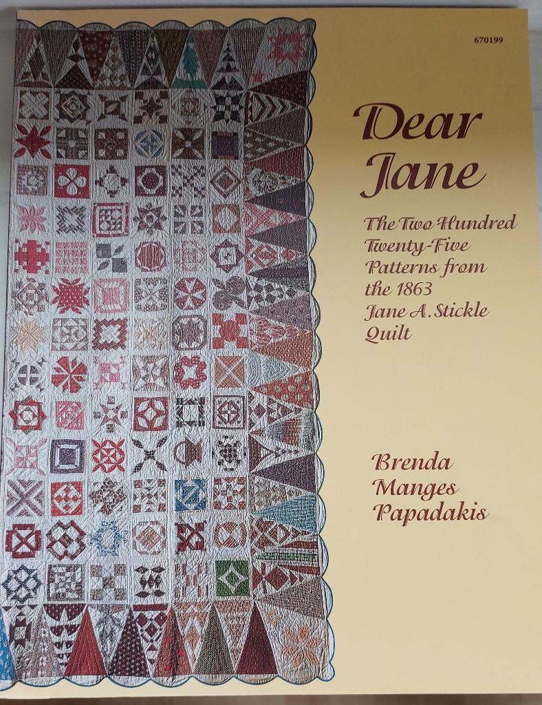 Dear Jane quiltboek, Boeken, Hobby en Vrije tijd, Nieuw, Ophalen of Verzenden, Overige onderwerpen, Brenda Manges Papadakis
