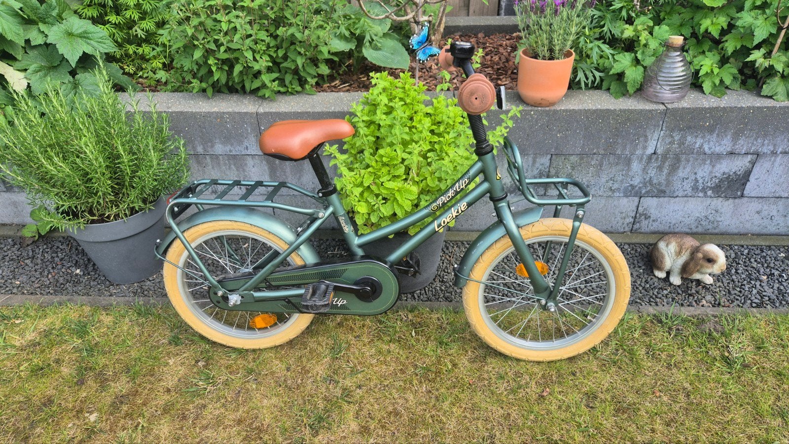 Loekie Pick Up 16 inch kinderfiets, Fietsen en Brommers, Fietsen | Kinderfietsjes, Ophalen, Terugtraprem, Loekie, 16 tot 20 inch