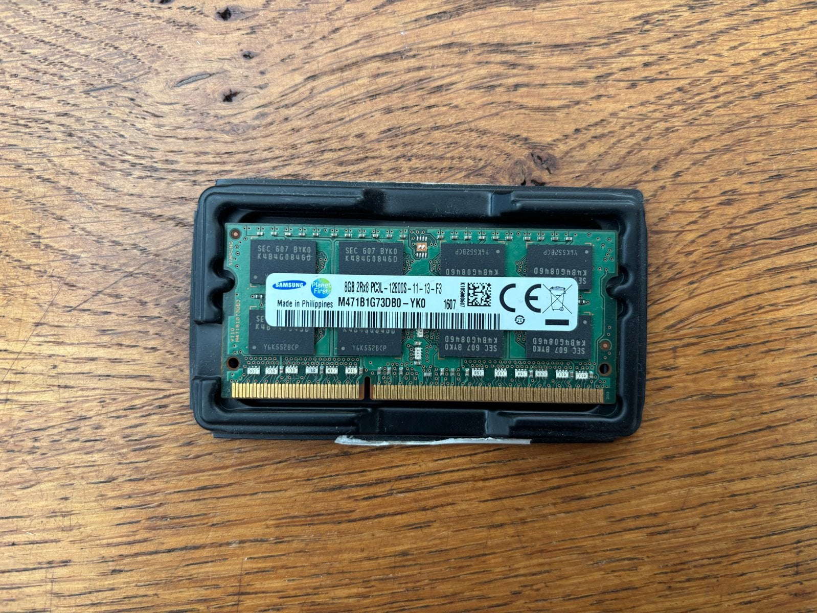 Samsung 8GB DDR3L SODIMM RAM 1600MT/s voor Laptop, Gebruikt, 8 GB, DDR3, Ophalen of Verzenden