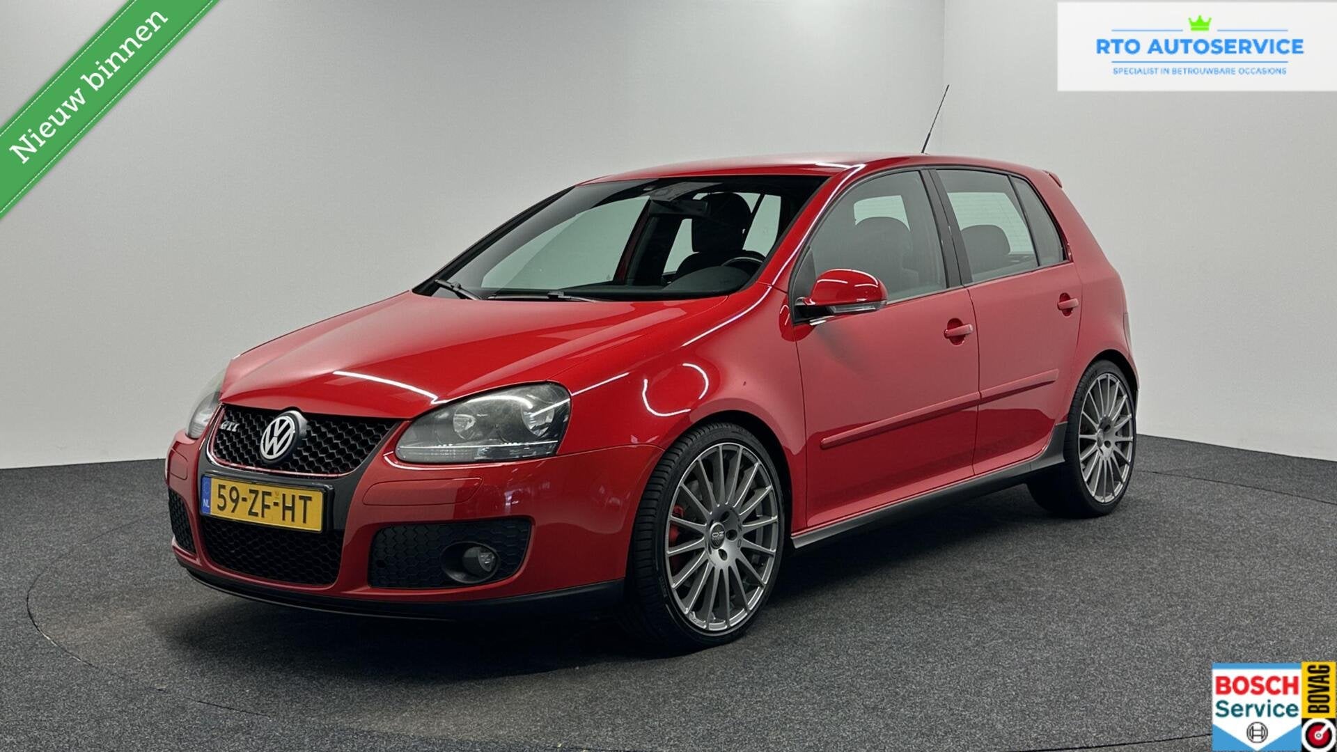 Volkswagen Golf 2.0 TFSI GTI NAVIGATIE ECC CRUISE LM., Auto's, Stof, Gebruikt, 4 cilinders, Automatische klimaatregeling