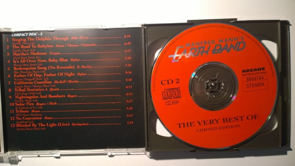 Manfred Mann's Earth Band - The Very Best Of Volume 1 & 2, Ophalen of Verzenden, Zo goed als nieuw, Poprock, Album