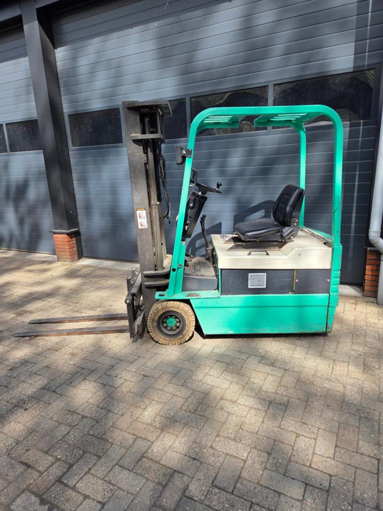 Mitsubishi Heftruck accu freelift sideshift triplo, Heftruck, Ophalen of Verzenden, 1000 tot 2000 kg, Mitsubishi
