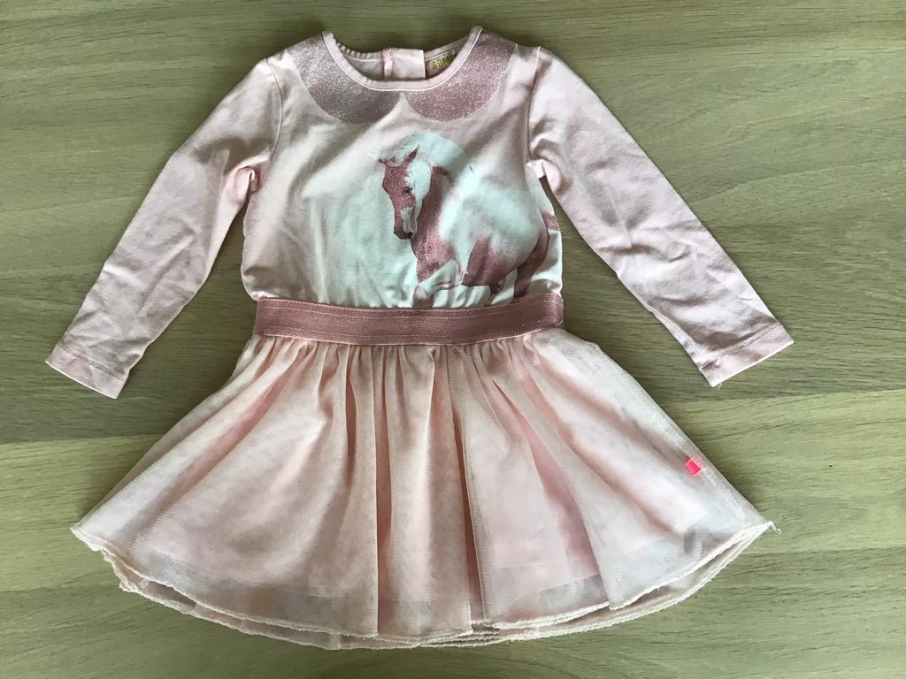 Someone roze jurk met paard en glitterkraag maat 92, Ophalen of Verzenden, Zo goed als nieuw, Meisje, Jurk of Rok