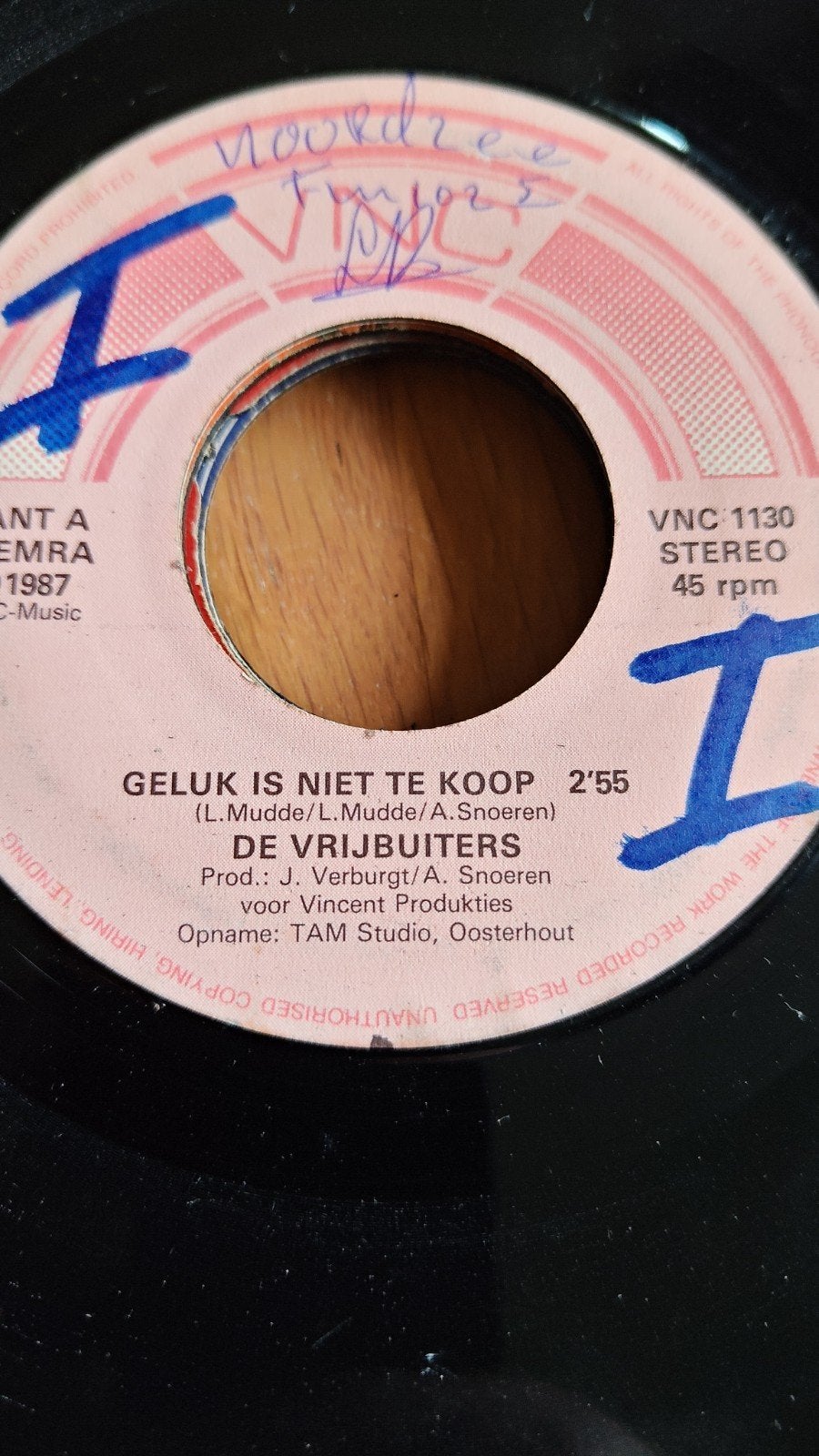 De Vrijbuiters - Geluk Is Niet Te Koop (Vinyl Single), Cd's en Dvd's, Gebruikt, 7 inch, Ophalen of Verzenden, EP