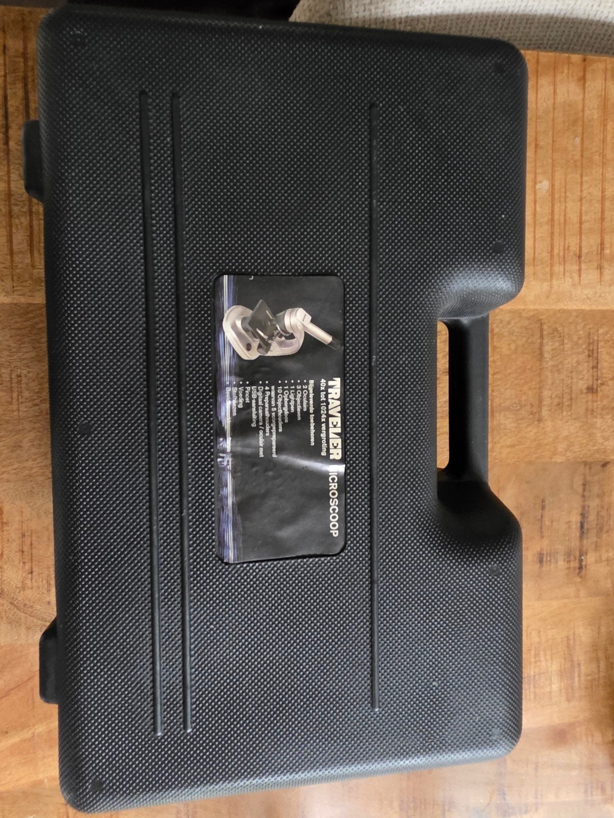 Traveler Microscoop Set - Compleet met Koffer en Accessoires, Audio, Tv en Foto, Optische apparatuur | Microscopen, Ophalen, Zo goed als nieuw