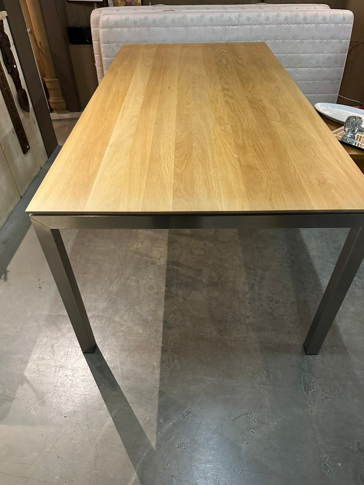 Eettafel 100cm x 200cm, Huis en Inrichting, C, 200 cm of meer, Zo goed als nieuw, X