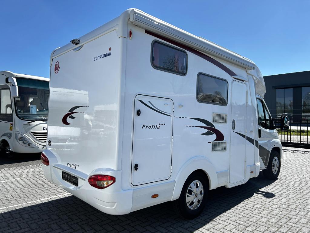 Eura Mobil Profila T 590 FB Dwarsbed/Euro-5/2015/5.99m/131pk, Caravans en Kamperen, Campers, Fiat, Tot en met 2, Bedrijf, 5 tot 6 meter