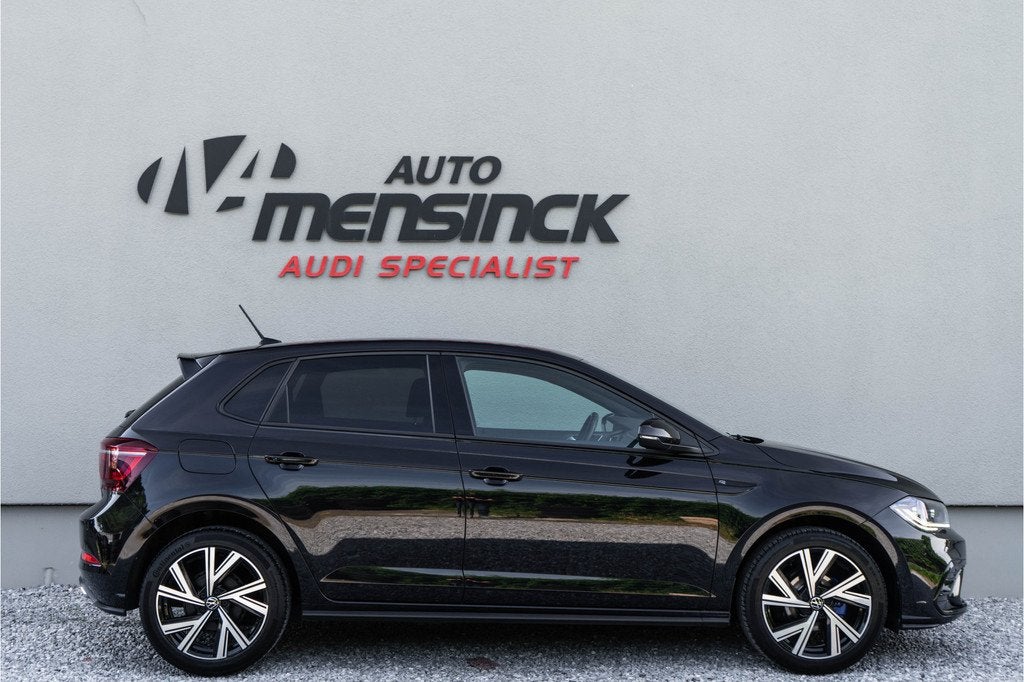 Volkswagen Polo 1.0 TSI R-Line / Virtual Cockpit/ Cruise Con, Auto's, Volkswagen, Gebruikt, Zwart, Zwart, Bedrijf