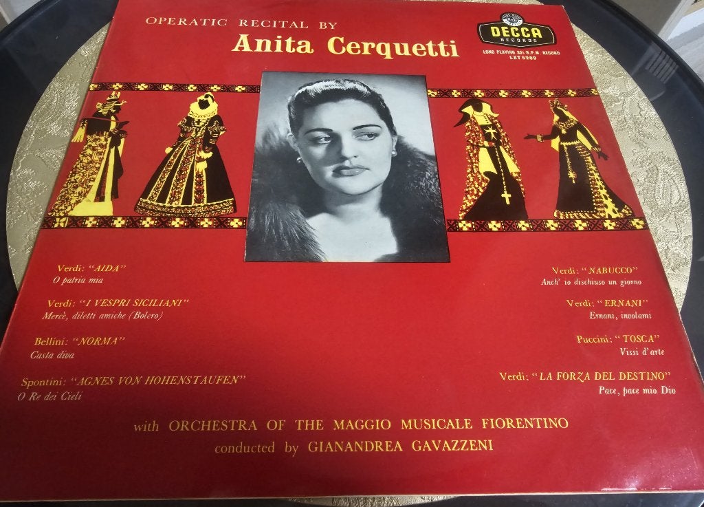Anita Cerquetti – Operatic Recital, Gebruikt, Ophalen of Verzenden, Barok, Opera of Operette