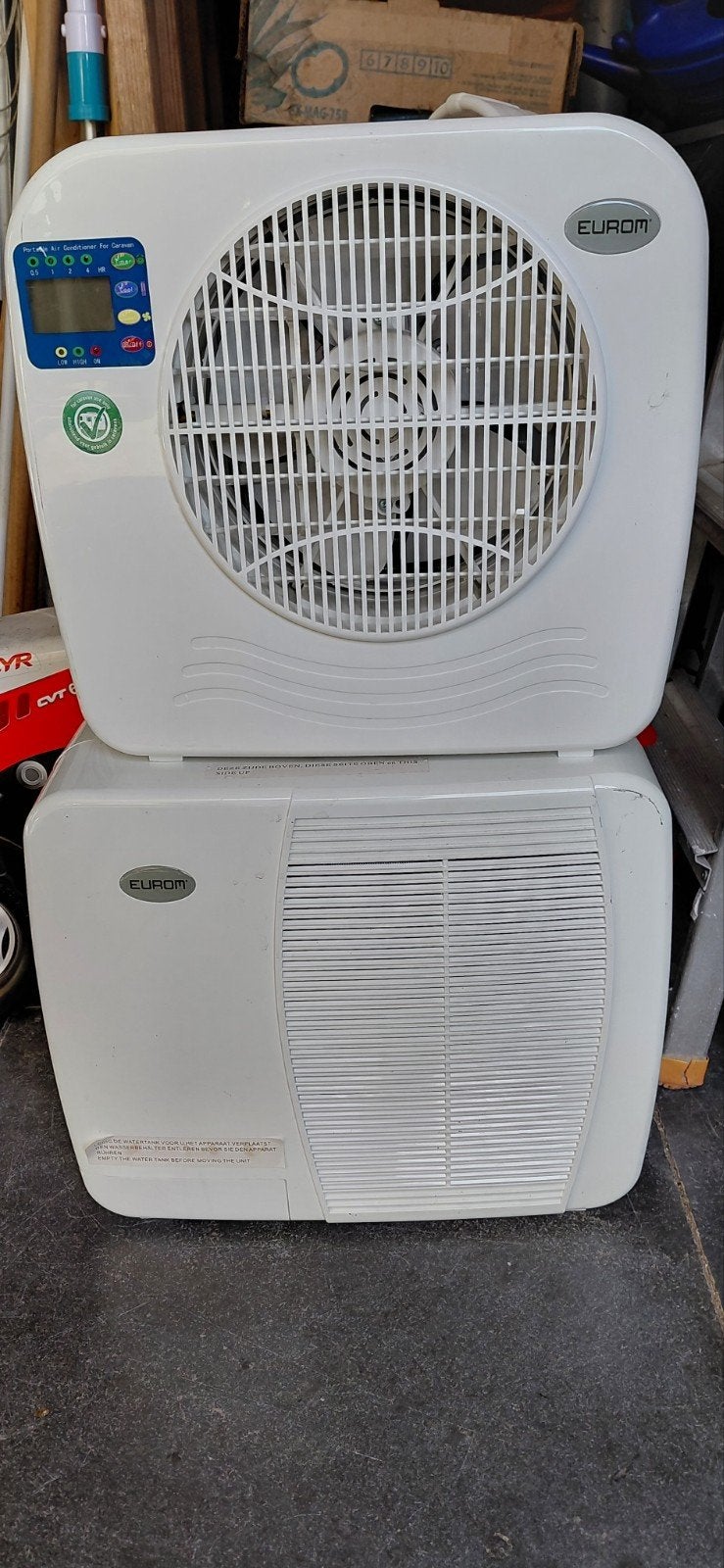 Eurom AC2401 Split Airco - Mobiele Airco, Witgoed en Apparatuur, Ophalen, Gebruikt