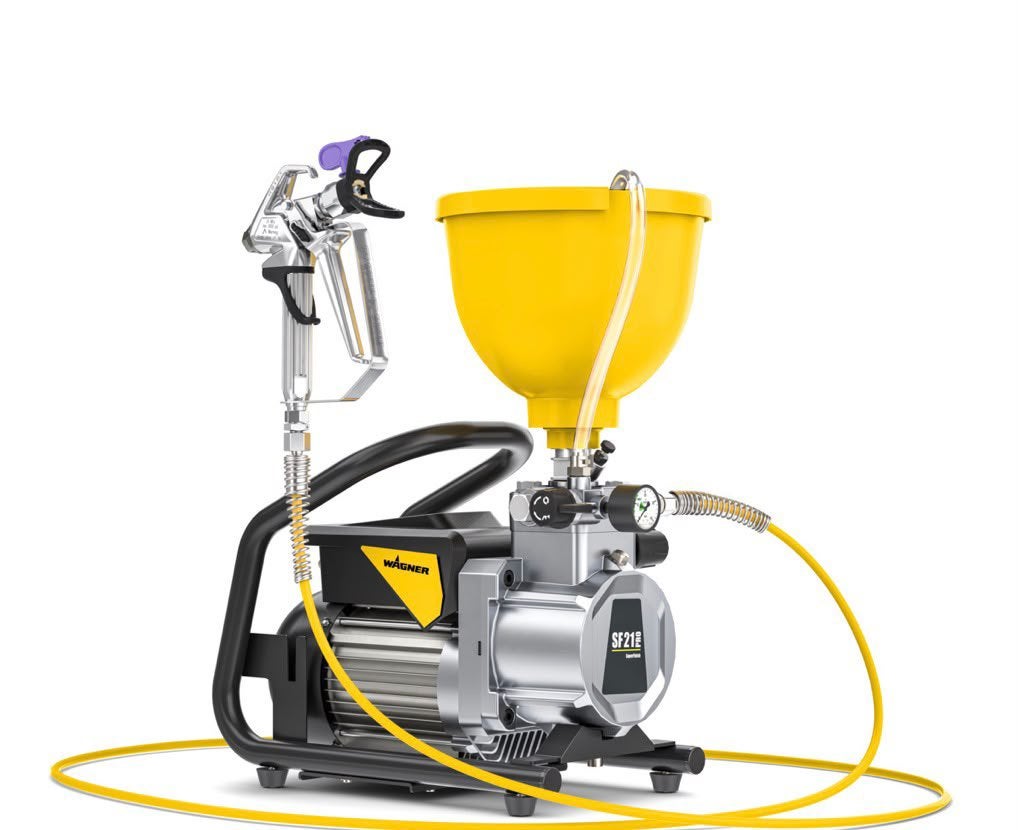 Wagner SuperFinish 21 Pro LAK Airless Verfspuit, Ophalen, Nieuw, Verfspuit of Verfpomp