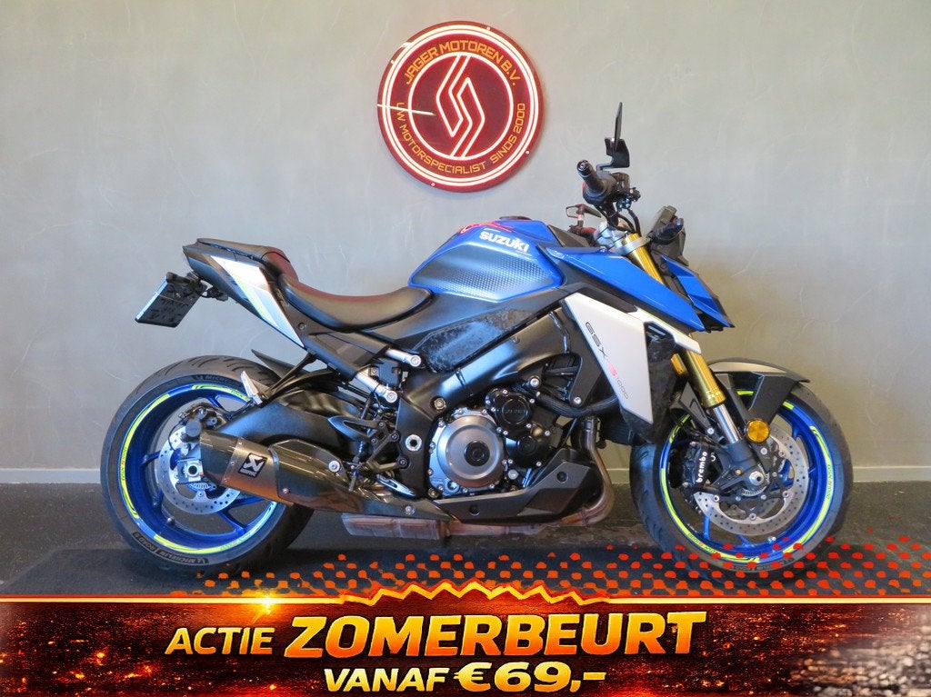 Suzuki GSX-S 1000 GSXS HISTORIE AKRAPOVIC! (bj 2021), Motoren, Bedrijf, 1000 cc, Naked bike