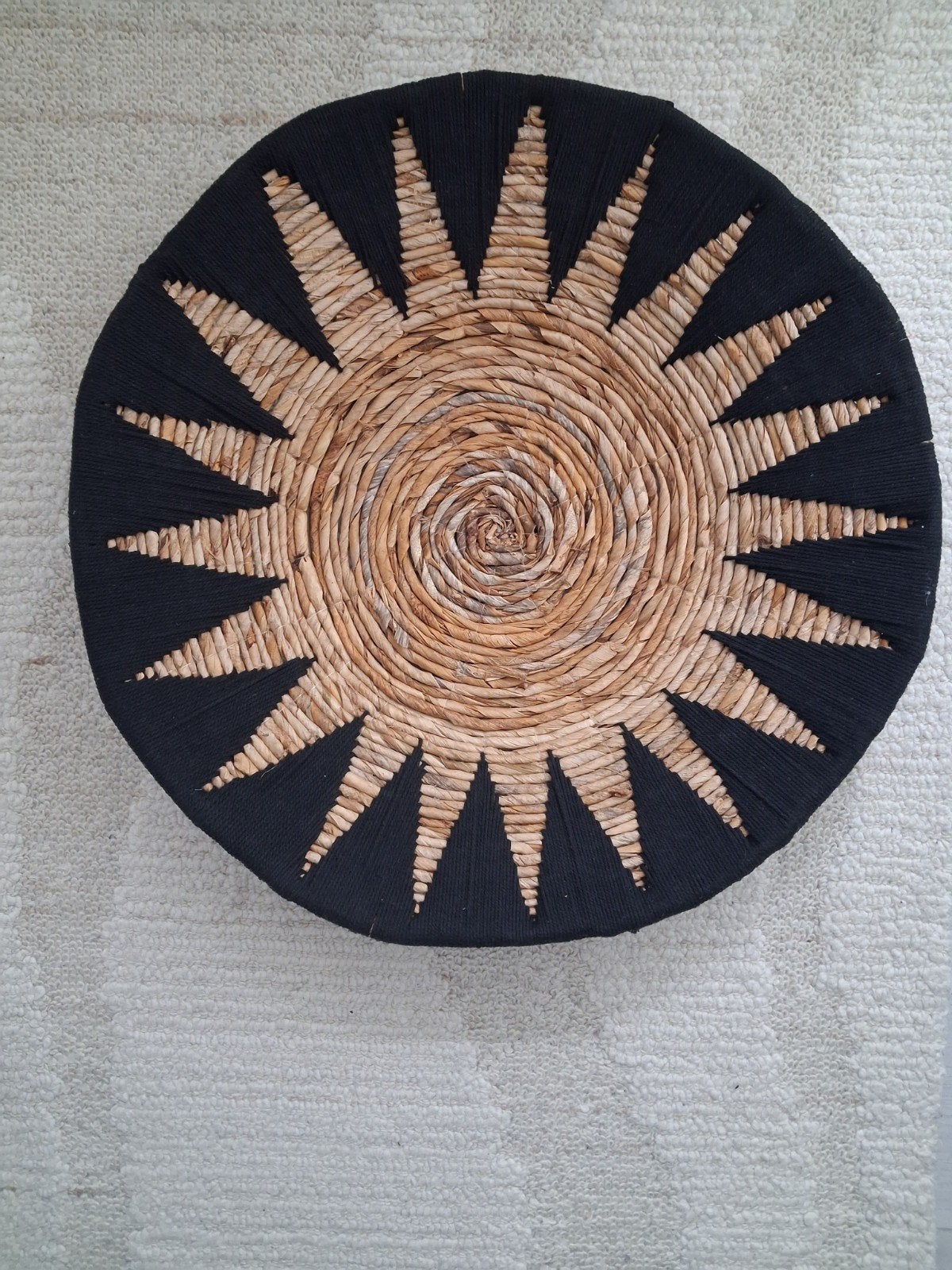 Balinese wanddecoratie 60 cm, Ophalen of Verzenden, Zo goed als nieuw, Overige typen, Natuurlijk materiaal