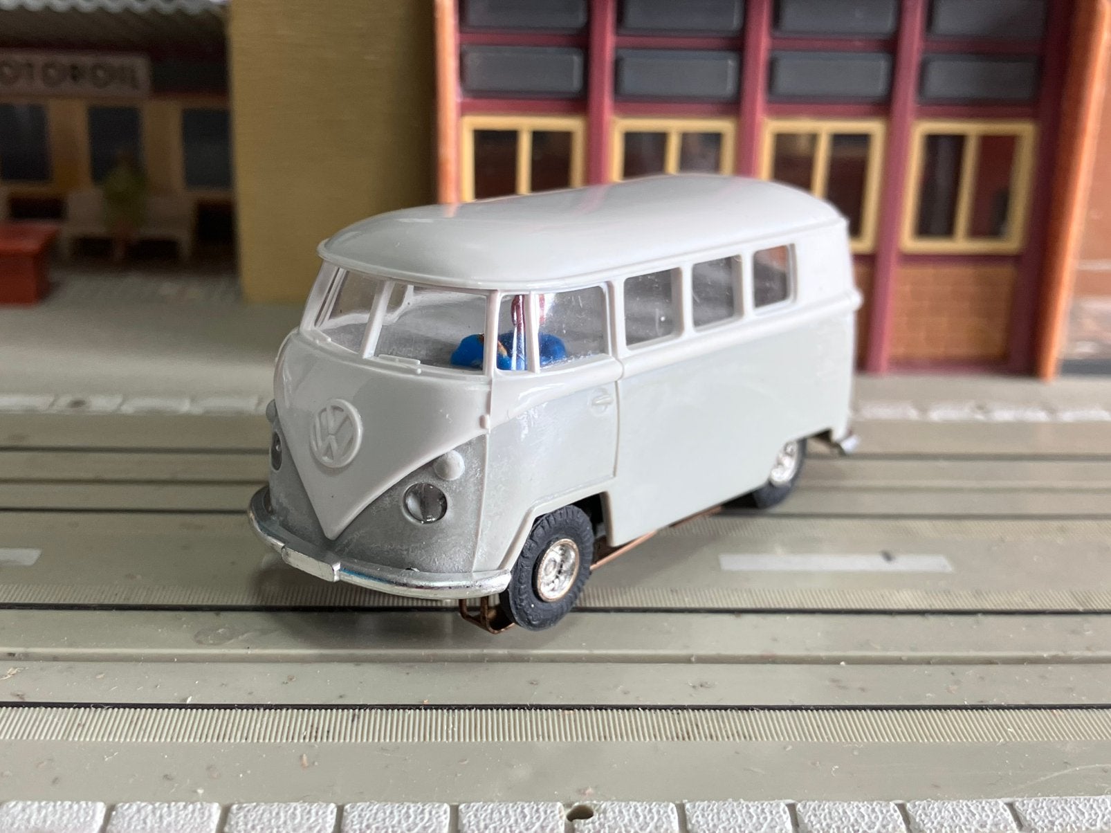 Faller AMS VW bus grijs wit nieuw met blokmotor B4, Ophalen of Verzenden, Zo goed als nieuw, Elektrisch, Overige merken