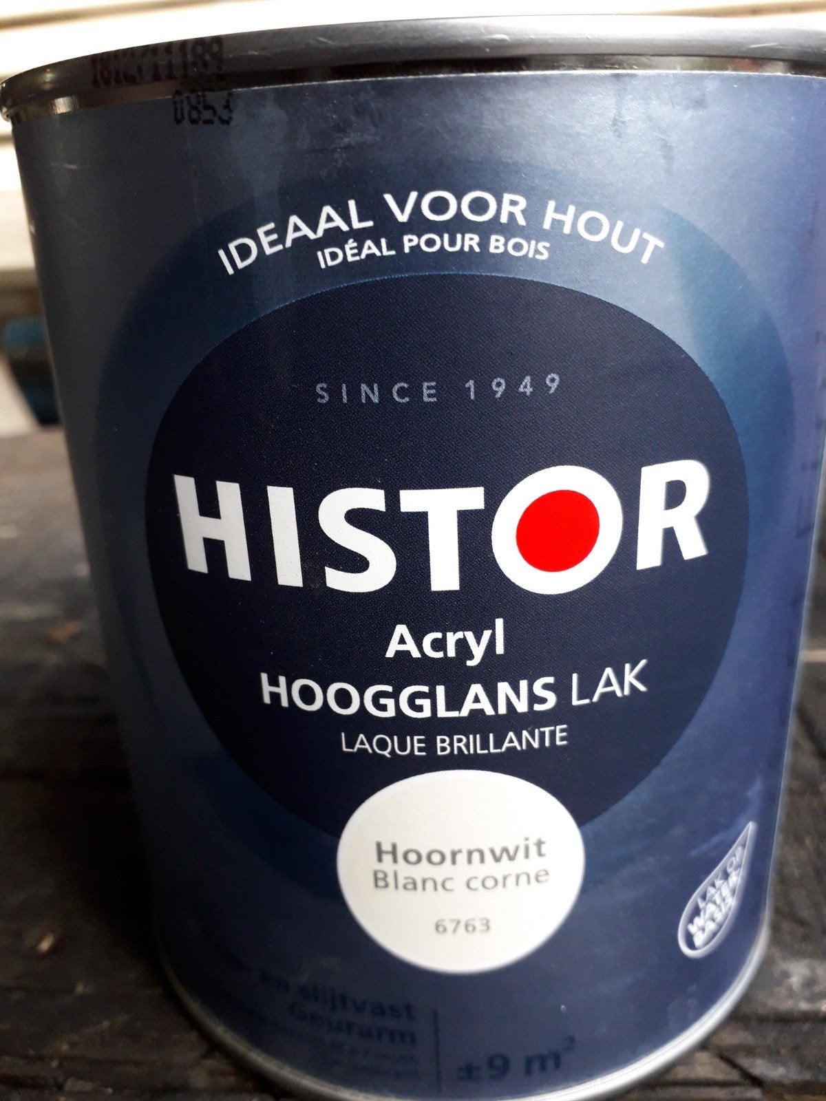 histor hoogglans hoornwit, Ophalen, Nieuw, Wit