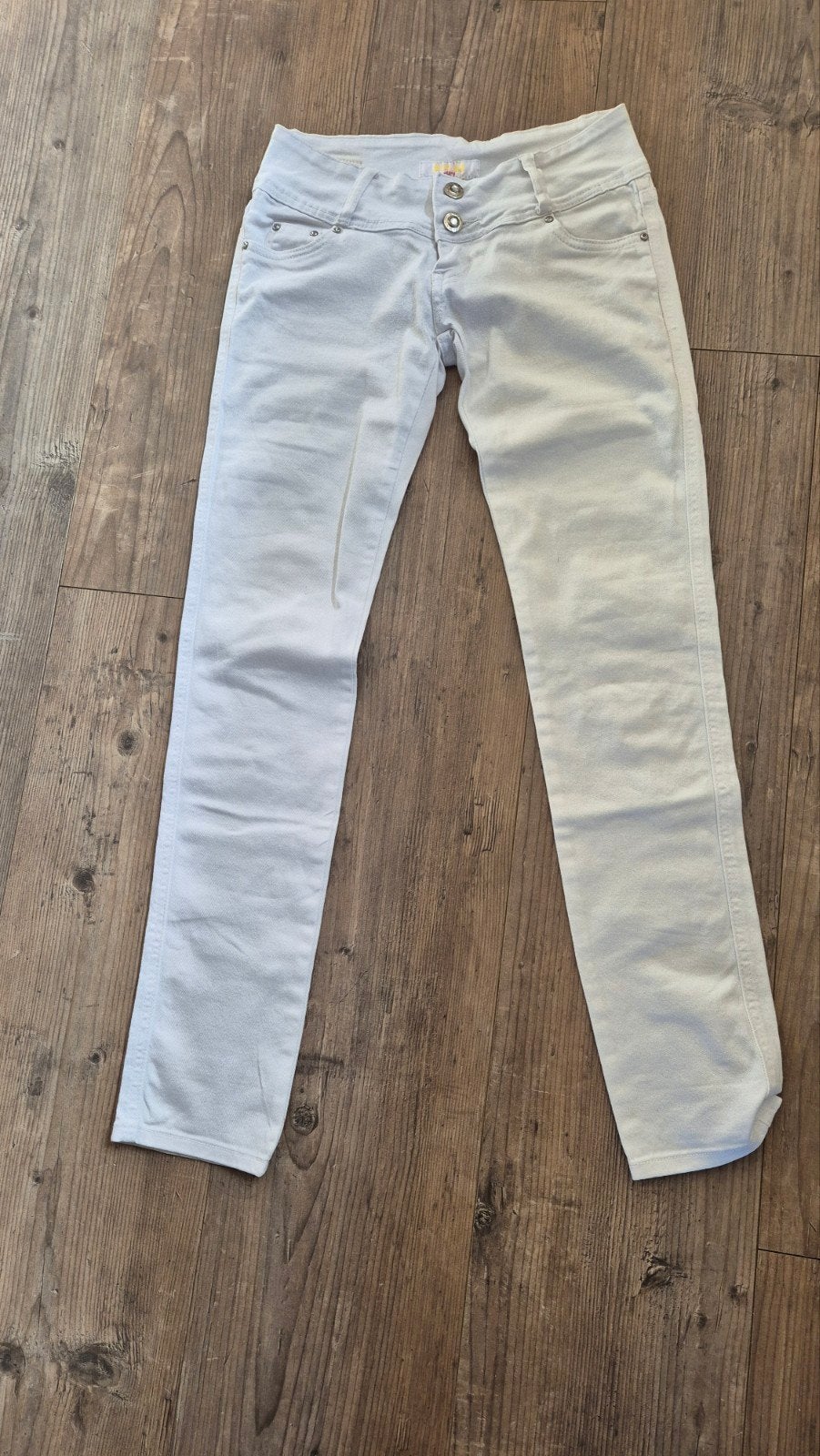 witte jeans maat 38, Kleding | Dames, Ophalen of Verzenden, Zo goed als nieuw, Wit, W30 - W32 (confectie 38/40)