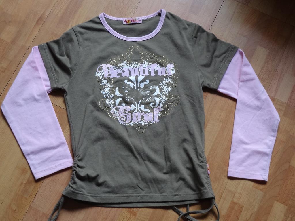 mooie longsleeve mt 146/152, Kinderen en Baby's, Kinderkleding | Maat 152, Ophalen of Verzenden, Zo goed als nieuw, Meisje, Shirt of Longsleeve