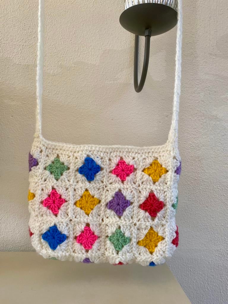Granny square tasje, Ophalen of Verzenden, Nieuw, Schoudertasje