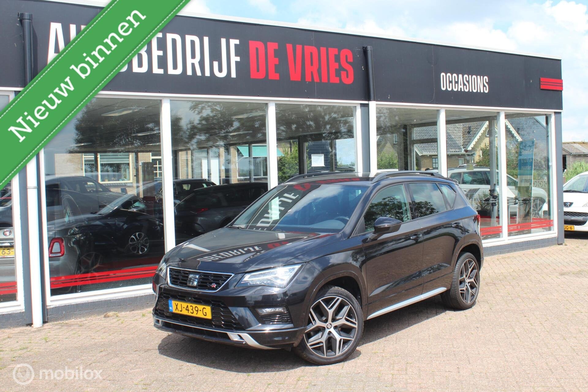 Seat Ateca 1.5 TSI FR Bsn Virtual-CP/Leder/Trekaak/Beats/NAP, Auto's, Seat, 4 cilinders, 150 pk, Ateca, Zwart