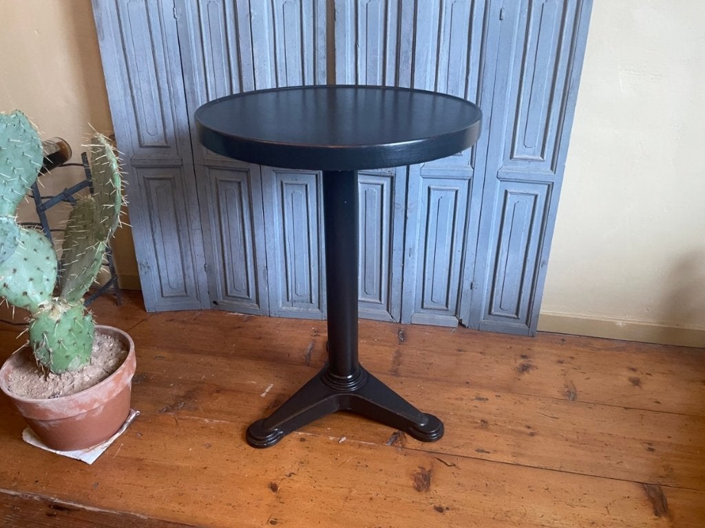 Bistrotafel Tuintafel rond Tolix jaren 50 Frans, Ophalen